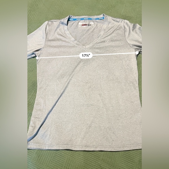 Ariat Tek Heat Series Light Grey Long- Sleeve  Size M - Picture 9 of 9